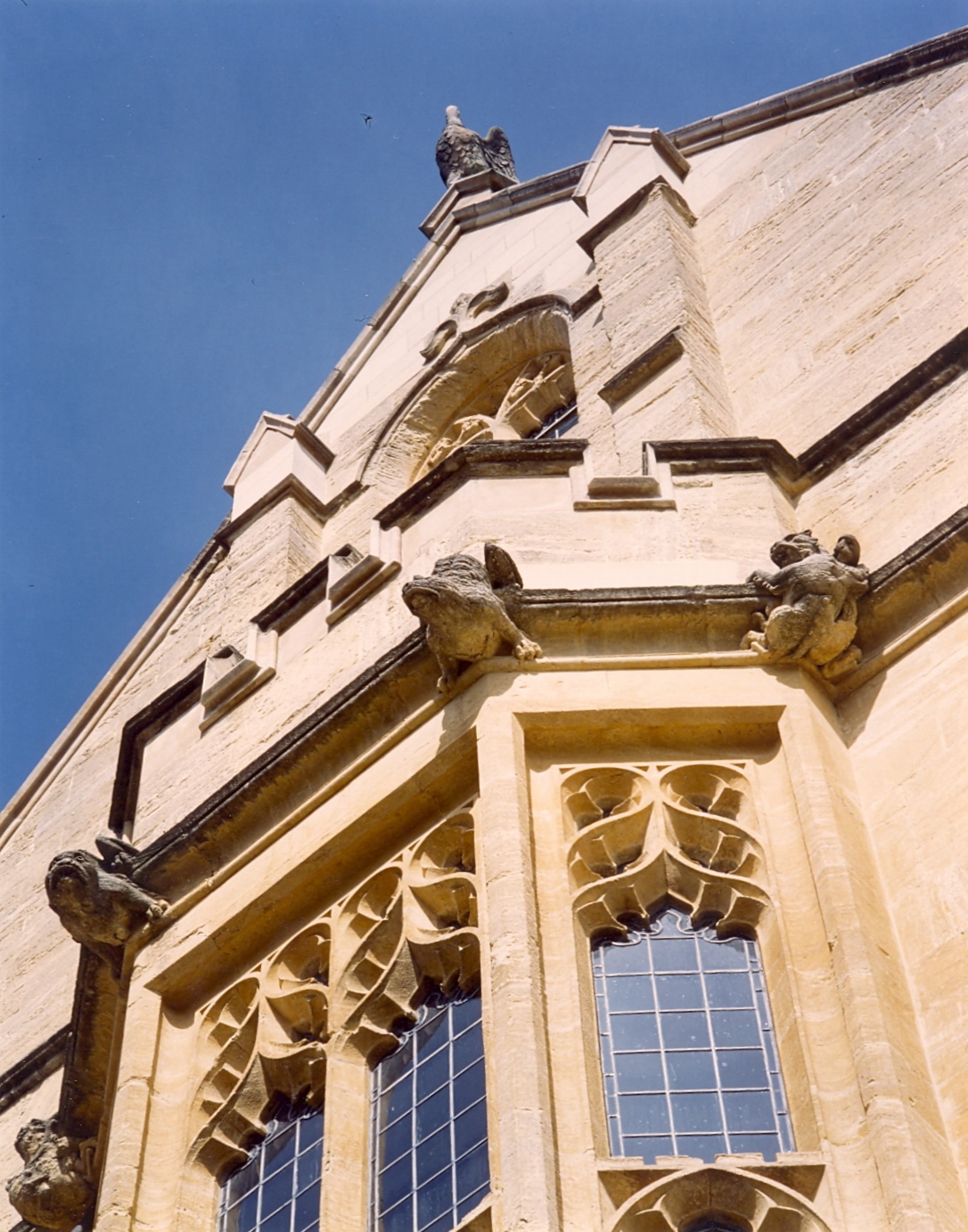 Gothic style architecture of Mansfield College Main Building.
