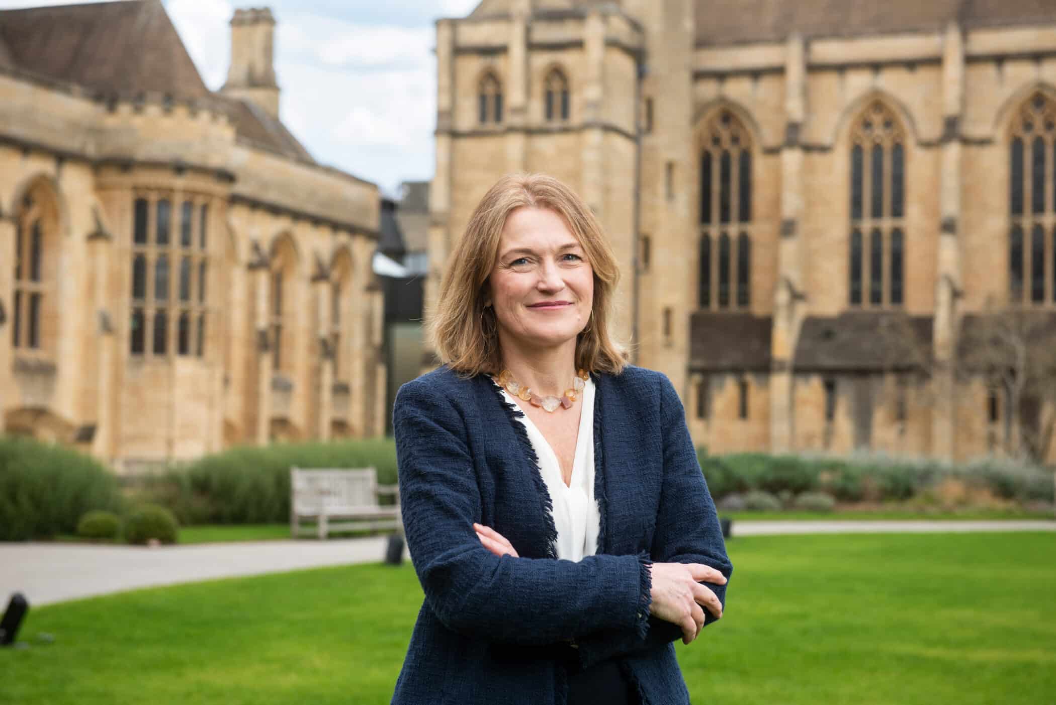 Helen Mountfield headshot outside.