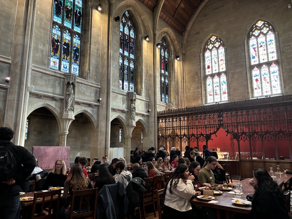 Open day lunch in the chapel