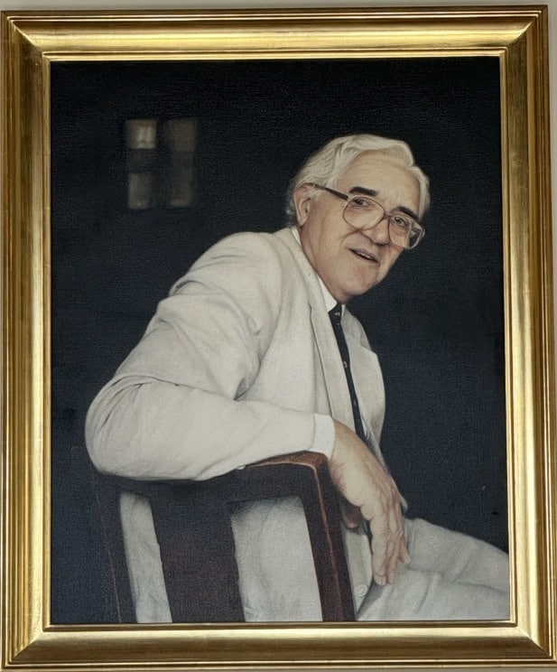 Painting of Dennis Trevalyan