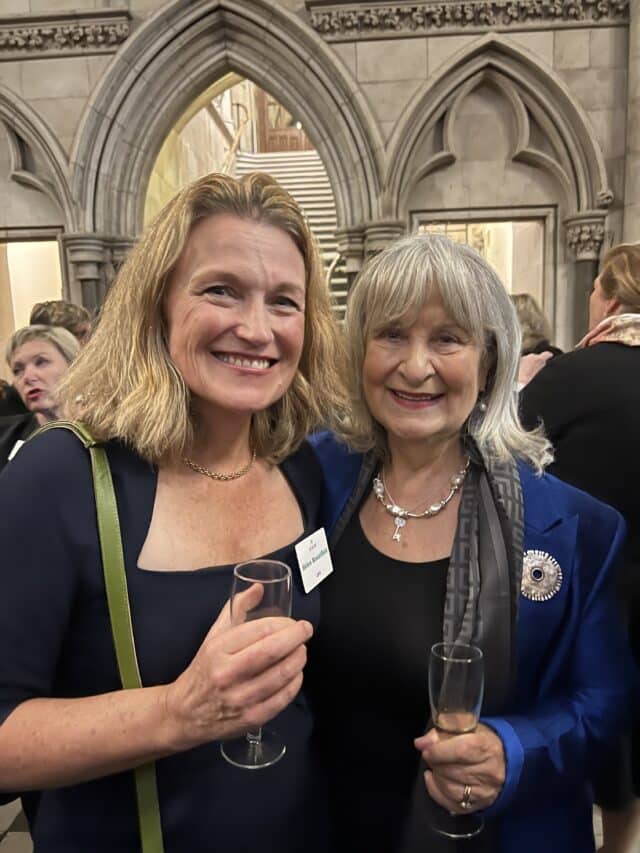 Image of Principal Helen Mountfield and former Principal Helena Kennedy