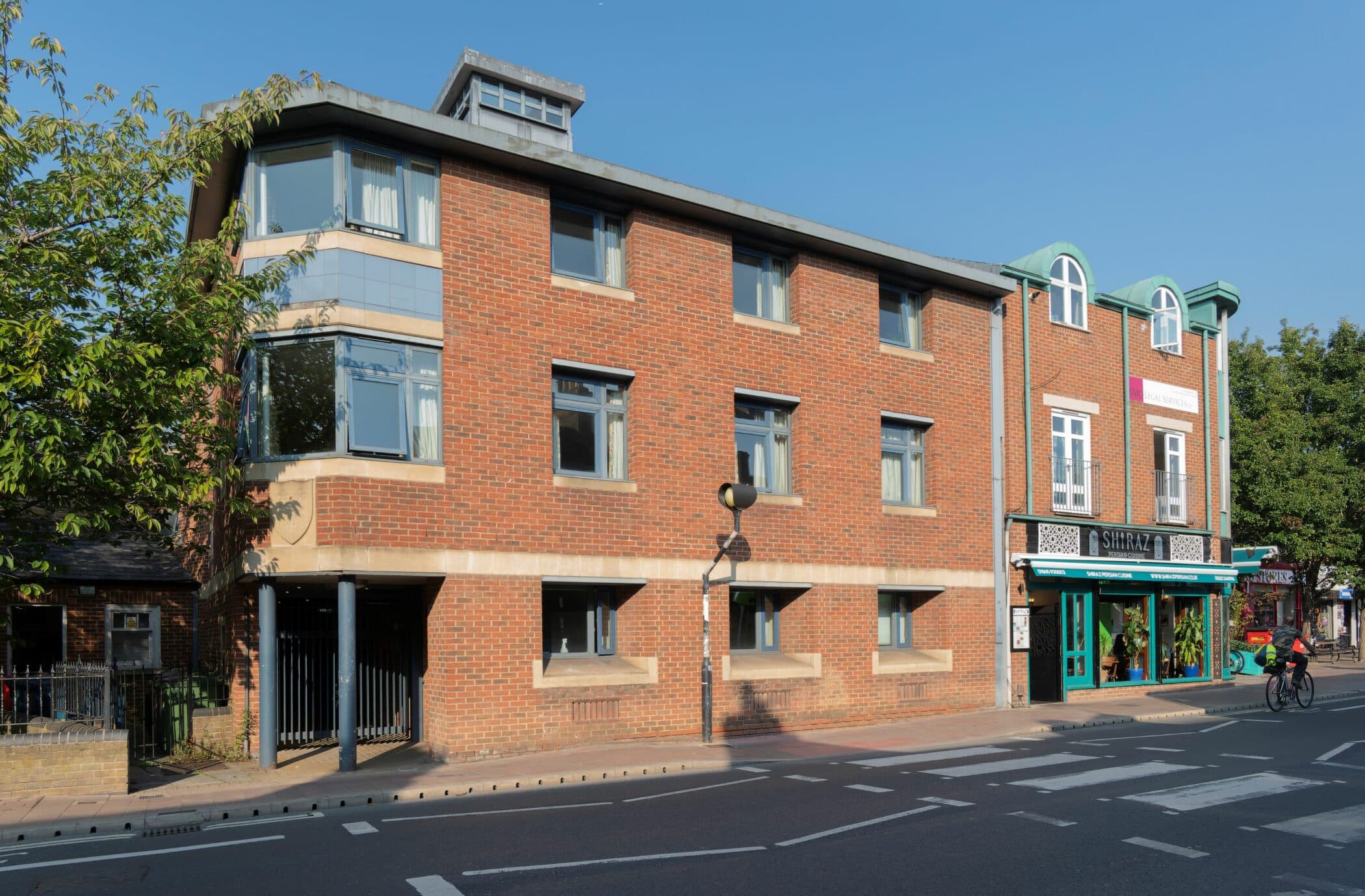 Exterior of red brick Ablethorpe building on a sunny day