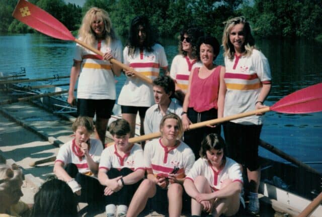 Mansfield Womens 1st VIII – Eights Week 1990